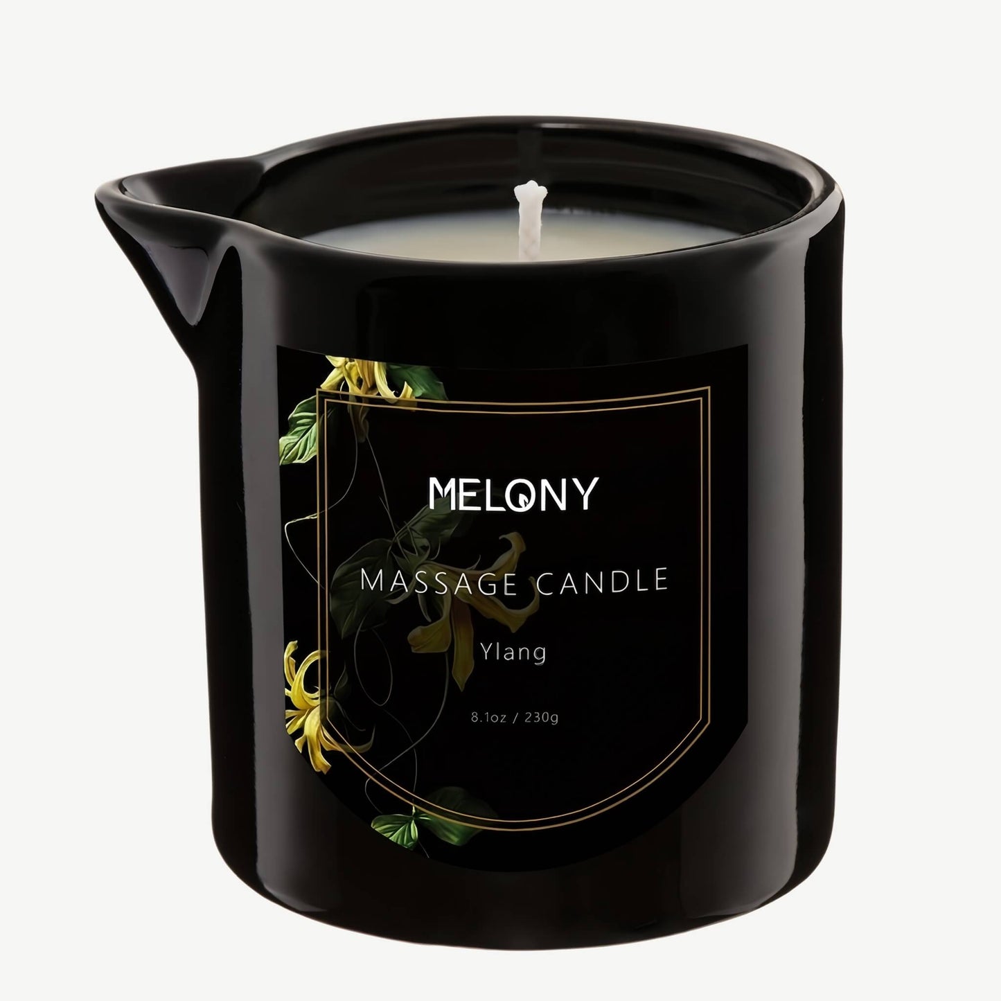 MELONY Massage Candle – Aromatherapy Body Oil Ritual