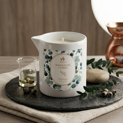 Eucalyptus MELONY Ultra-Moisturizing Massage Candle (8.1 oz)