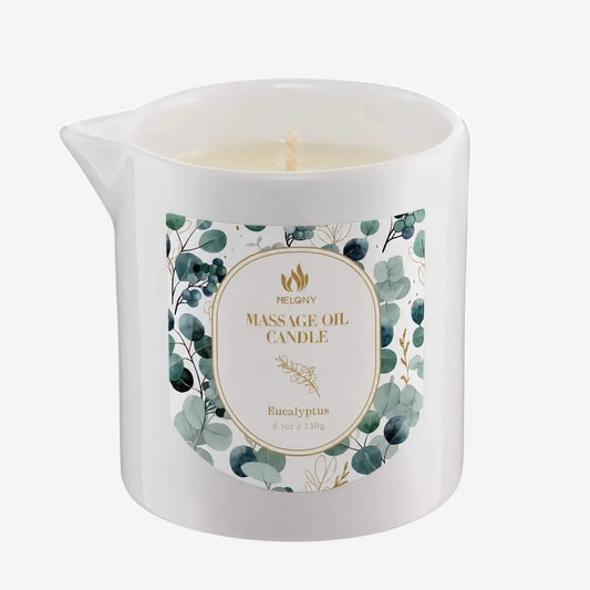 Eucalyptus MELONY Ultra-Moisturizing Massage Candle (8.1 oz)