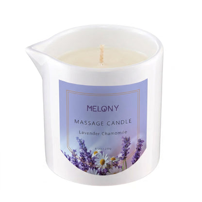 Lavender Chamomile MELONY Ultra-Moisturizing Massage Candle (8.1 oz)