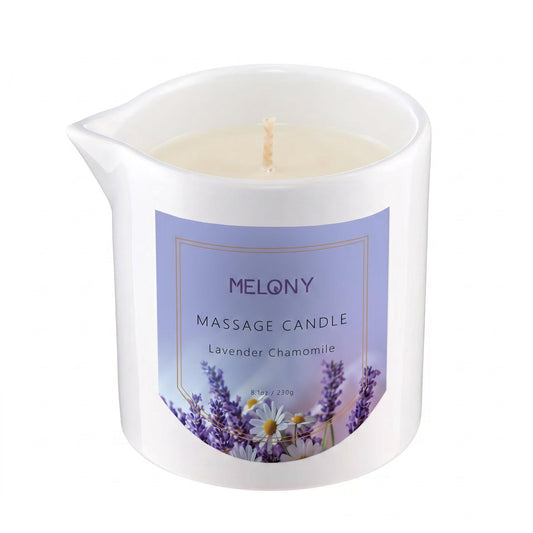 Lavender Chamomile MELONY Ultra-Moisturizing Massage Candle (8.1 oz)